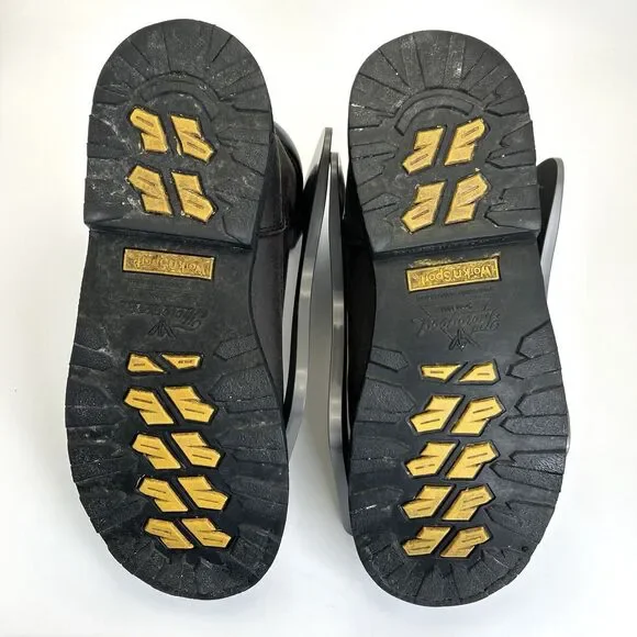 Work n Sport 6” Work Boots Mens Sz 11EE Brown Leather Soft Toe Thorogood Soles - Picture 9 of 9